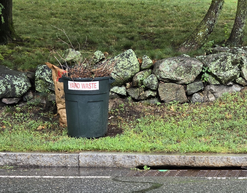 Town Reduces Yard Waste Pickups